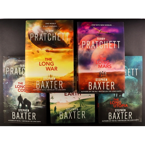 49 - TERRY PRATCHETT & STEPHEN BAXTER. Complete set of 'Long' books (Earth, War, Mars, Utopia, and Cosmos... 