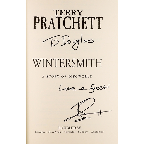 52 - TERRY PRATCHETT 'Wintersmith' First Edition hardback, signed by author. Very good.