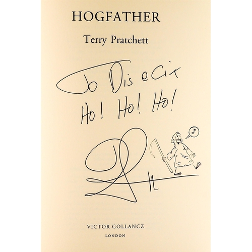 54 - TERRY PRATCHETT 'Hogfather' First Edition hardback, signed by author. Very good.