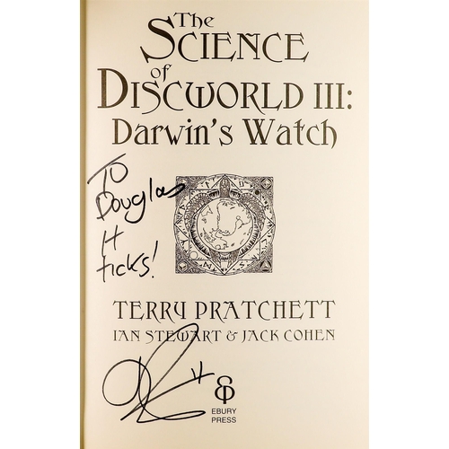 56 - TERRY PRATCHETT 'Darwin's Watch' First Edition hardback, signed by author. Very good.