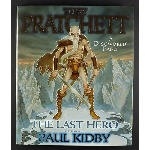 63 - TERRY PRATCHETT DISCWORLD BOOK COLLECTION. Comprising of 'The Last Hero' illustrated, 'Hogfather' il... 