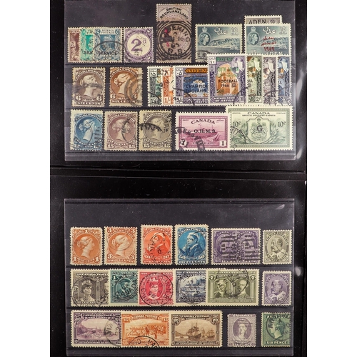 73 - COLLECTIONS & ACCUMULATIONS COMMONWEALTH USED RANGES ON STOCKCARDS incl. Australia Kangaroos 1929 10... 