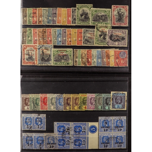 73 - COLLECTIONS & ACCUMULATIONS COMMONWEALTH USED RANGES ON STOCKCARDS incl. Australia Kangaroos 1929 10... 