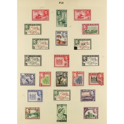 75 - COLLECTIONS & ACCUMULATIONS COMMONWEALTH AND GB ORIGINAL OLD TIME COLLECTION in 11 albums with stron... 