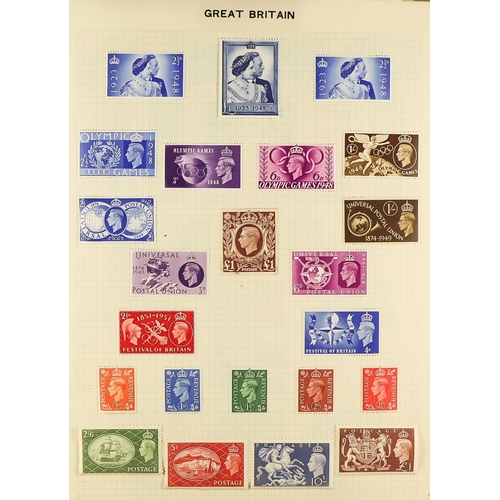 75 - COLLECTIONS & ACCUMULATIONS COMMONWEALTH AND GB ORIGINAL OLD TIME COLLECTION in 11 albums with stron... 