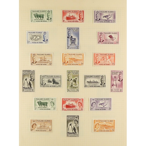 75 - COLLECTIONS & ACCUMULATIONS COMMONWEALTH AND GB ORIGINAL OLD TIME COLLECTION in 11 albums with stron... 