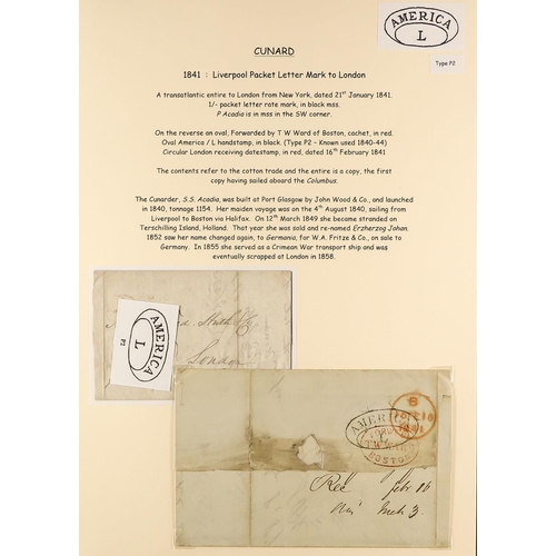 950 - GREAT BRITAIN LIVERPOOL POSTAL HISTORY COLLECTION a largely 19th century collection in four albums, ... 