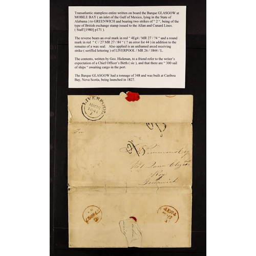 950 - GREAT BRITAIN LIVERPOOL POSTAL HISTORY COLLECTION a largely 19th century collection in four albums, ... 