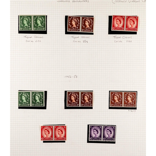 955 - GREAT BRITAIN 1840-1970 COLLECTION incl. 1840 1d black (4 margins, thin) and 2d, later issues incl. ... 