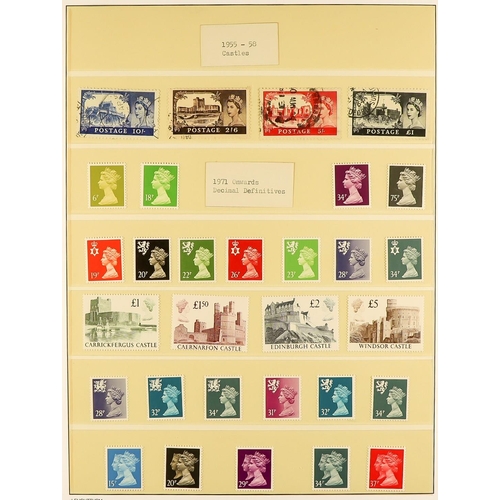 957 - GREAT BRITAIN 1841-2001 COLLECTION in a Lighthouse album with slipcase, sparse earlier but incl. bet... 