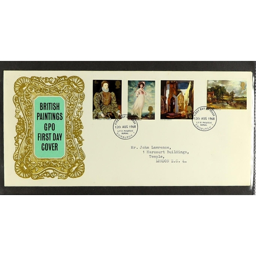 965 - GREAT BRITAIN 1880-2009 COVERS COLLECTION presented in 10 small cover albums, includes a selection o... 