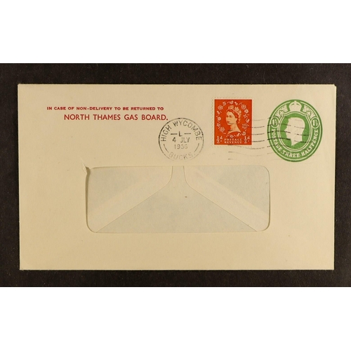 965 - GREAT BRITAIN 1880-2009 COVERS COLLECTION presented in 10 small cover albums, includes a selection o... 