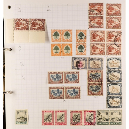 1003 - SOUTH AFRICA 1910 - 2010 COLLECTION incl. 1913-24 mint range to 2s6d, used to 10s x2 (incl. tied to ... 