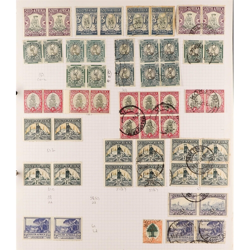 1003 - SOUTH AFRICA 1910 - 2010 COLLECTION incl. 1913-24 mint range to 2s6d, used to 10s x2 (incl. tied to ... 