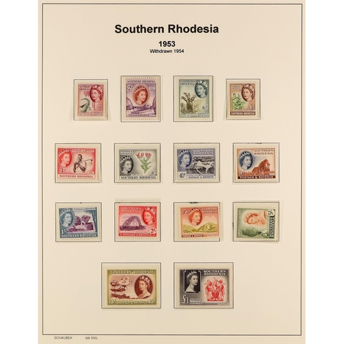 1028 - SOUTHERN RHODESIA 1924-64 MINT COLLECTION some never hinged, incl. 1924-29 set with shades, 1931-37 ... 