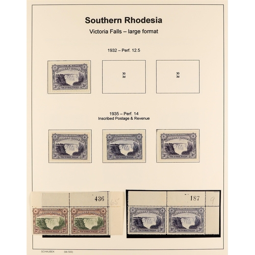 1028 - SOUTHERN RHODESIA 1924-64 MINT COLLECTION some never hinged, incl. 1924-29 set with shades, 1931-37 ... 