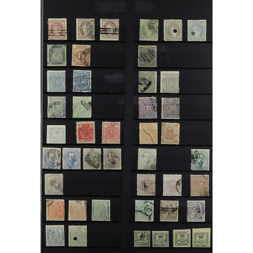 1031 - SPAIN 1850-99 COLLECTION mainly used incl. 1852 to 5r used, 1855 2c used, 1862 19c unused, 1872-73 t... 