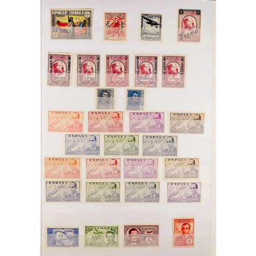 1035 - SPAIN 1920-52 AIR POST MINT COLLECTION incl. 1927 surcharged range to 1p incl. all 75c opt's, 1929 E... 