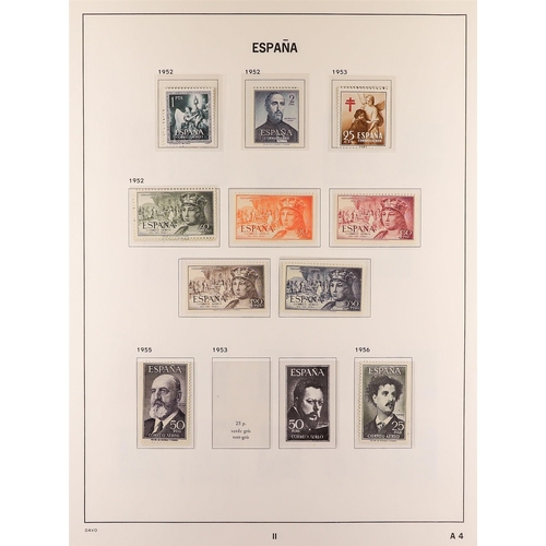 1038 - SPAIN 1939-60 MINT, NEVER HINGED AND USED COLLECTION plus many additional used stamps, from 1939 Aut... 