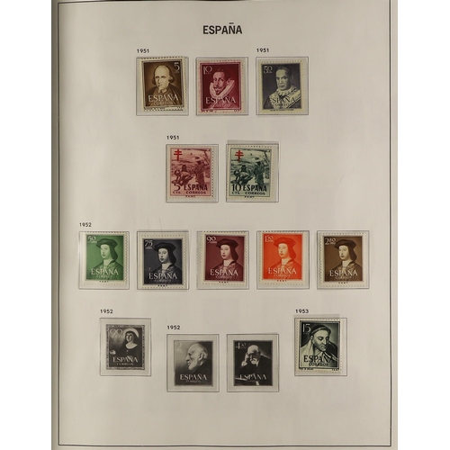 1039 - SPAIN 1945-79 NEVER HINGED MINT COLLECTION in a hingeless Davo album, quite complete for the period ... 