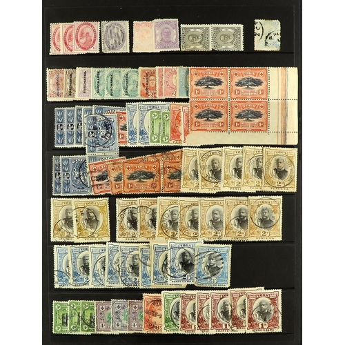 1062 - TONGA 1886-2002 SPECIALIZED RANGES with mint, never hinged mint and used stamps, proofs & other item... 