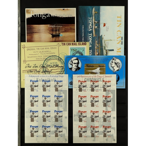 1066 - TONGA 1981-97 SPECIMEN STAMPS a never hinged mint collection of stamps, miniature sheets & sheetlets... 