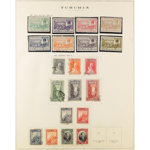 1088 - TURKEY 1921-63 COLLECTION of mint & used, incl. 1921-23 Pictorials most to 200pi & 500pi used, 1922 ... 