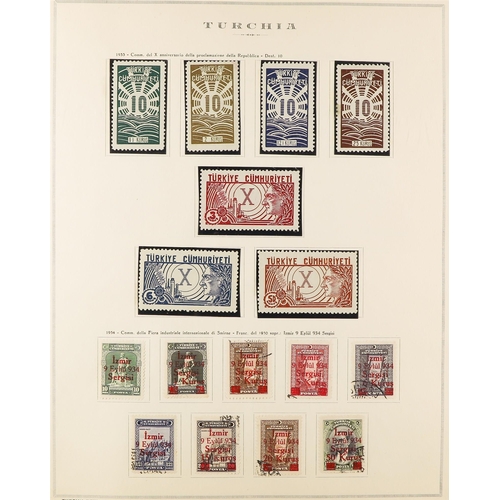 1088 - TURKEY 1921-63 COLLECTION of mint & used, incl. 1921-23 Pictorials most to 200pi & 500pi used, 1922 ... 