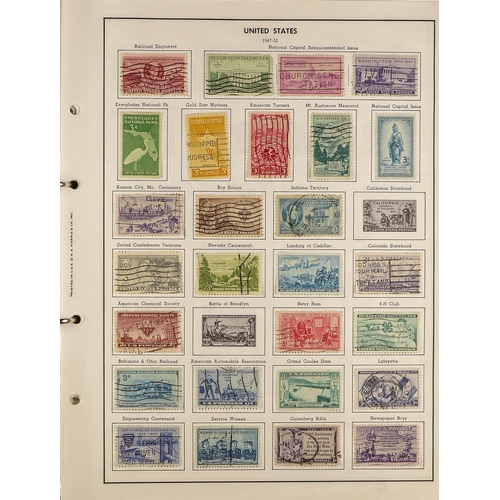 1111 - UNITED STATES 1890's-1990's mint & used ranges in two albums & two stock books. (+/- 2000 stamps)