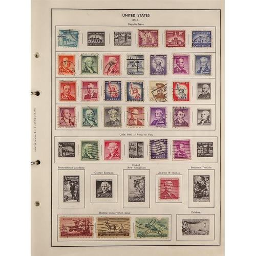 1111 - UNITED STATES 1890's-1990's mint & used ranges in two albums & two stock books. (+/- 2000 stamps)