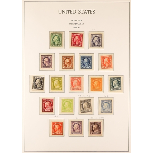 1113 - UNITED STATES 1901-19 MINT COLLECTION incl. 1901 Pan-American set to 4c, 1902-03 Portraits set to 13... 