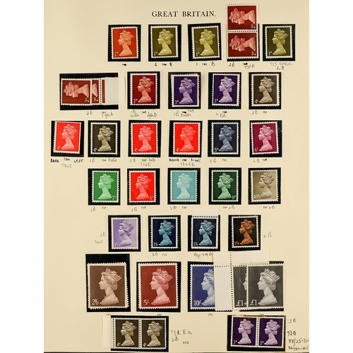 1133 - GREAT BRITAIN 1840-1976 COLLECTION IN A WINDSOR ALBUM incl. 1840 1d blacks (2), sparse later QV, bet... 