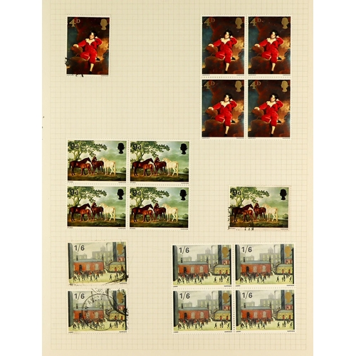 1140 - GREAT BRITAIN 1840 - 1985 mint and used collection in 3 spring-back albums and 1 stock book. Include... 