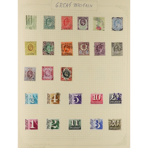 1143 - GREAT BRITAIN 1902-1970's COLLECTION in an album, mint (some QEII issues are never hinged) & used st... 