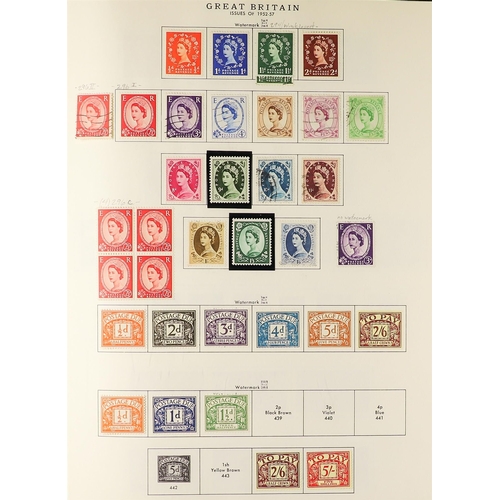 1143 - GREAT BRITAIN 1902-1970's COLLECTION in an album, mint (some QEII issues are never hinged) & used st... 