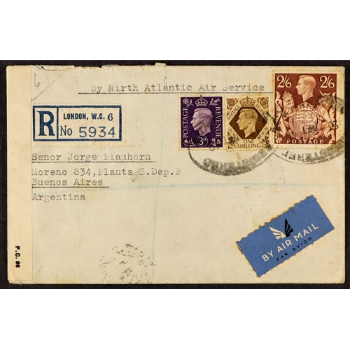 1150 - GREAT BRITAIN WW2 CENSORED COVERS a range incl. better with Arms high values etc. (50+ items)