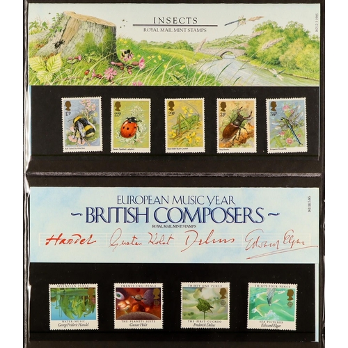 1153 - GREAT BRITAIN GB MIXED CARTON incl. stockbooks with some earlier seen, Decimal mint issues in packs ... 