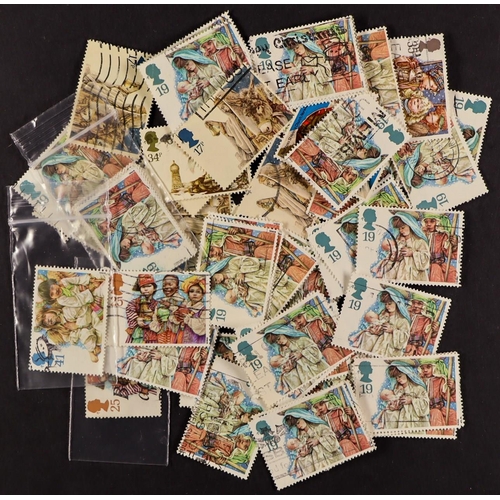 1159 - GREAT BRITAIN STAMPS IN PACKETS A box of 1960's-80's definitive & commemorative issues, Christmas st... 