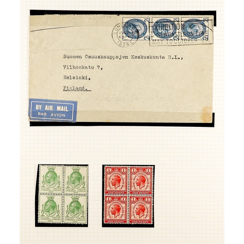 1196 - GB.GEORGE V 1929 PUC SEMI-SPECIALIZED COLLECTION of the low value stamps (no £1) mint / never hinged... 