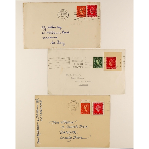 1210 - GB.GEORGE V STATIONERY CUT OUTS ON COVERS an unusual collection of covers in an album, each bearing ... 