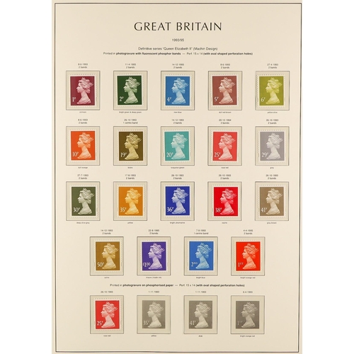 1213 - GB.ELIZABETH II 1948 - 2000 COMMEMORATIVE COLLECTION. in Lighthouse albums. Largely complete sets, m... 