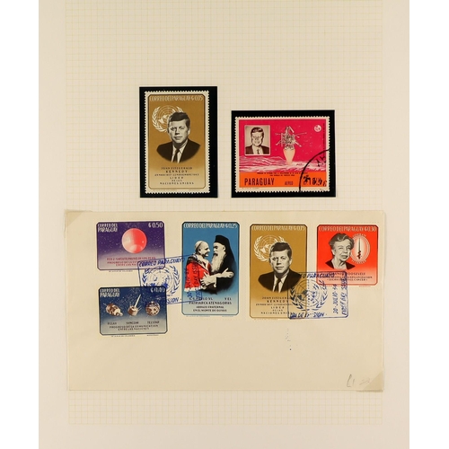 122 - COLLECTIONS & ACCUMULATIONS KENNEDY COLLECTION of stamps, miniature sheets and covers, largely on pa... 