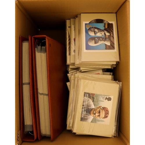 1223 - GB.ELIZABETH II 1970s - 2020 PHQ CARD COLLECTION in dedicated binders, loose and unopened packets. A... 