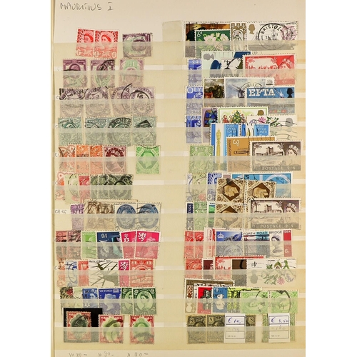 123 - COLLECTIONS & ACCUMULATIONS SORTER BOX of world but with mostly GB. Includes loose stamps in tins, s... 