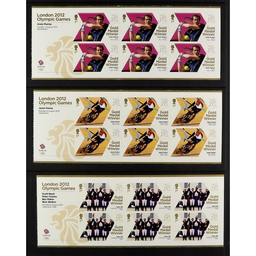 1240 - GB.ELIZABETH II 2012 OLYMPIC AND PARALYMPIC SHEETLETS. Complete set of the 29 Olympic sheetlets and ... 