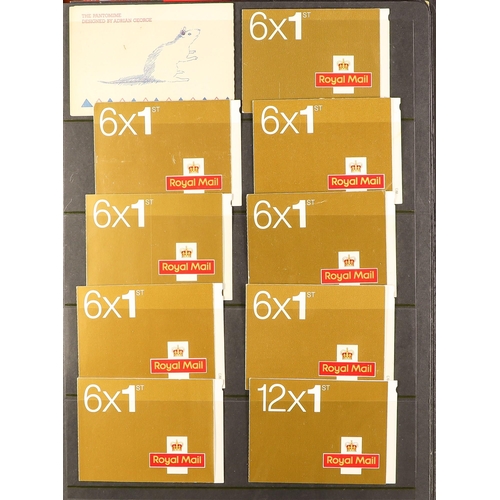 1247 - GB.ELIZABETH II EMPTY BOOKLET COVERS many 100s of decimal booklets without stamps, ideal for display... 