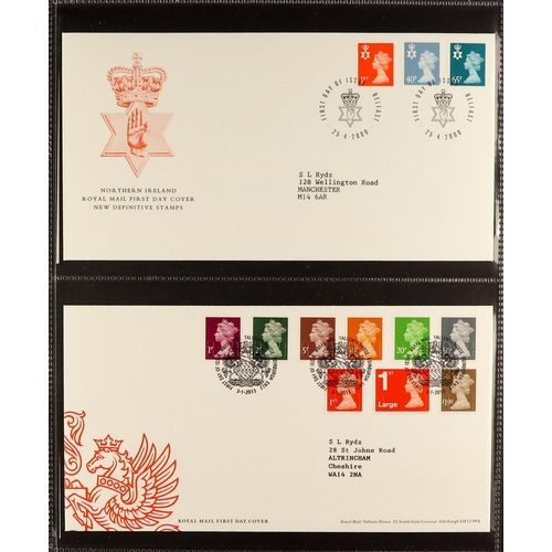 1271 - GB.FIRST DAY COVERS 1937 - 2014 collection in albums and loose. Includes 1937 Coronation (Manchester... 