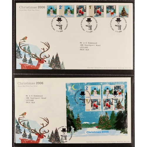 1275 - GB.FIRST DAY COVERS 1969 - 2007 collection in albums and loose. Includes stamp sets, miniature sheet... 