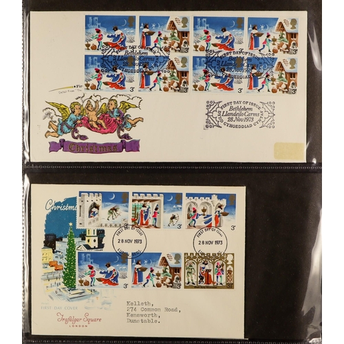 1278 - GB.FIRST DAY COVERS 1971 - 2002 selection in albums and lose. Includes Royal Mail, Benham and some o... 