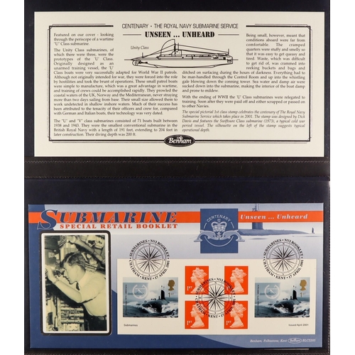 1281 - GB.FIRST DAY COVERS 1996 - 2000 BENHAM COVERS from the Large Cover Series housed in the Benham blue ... 